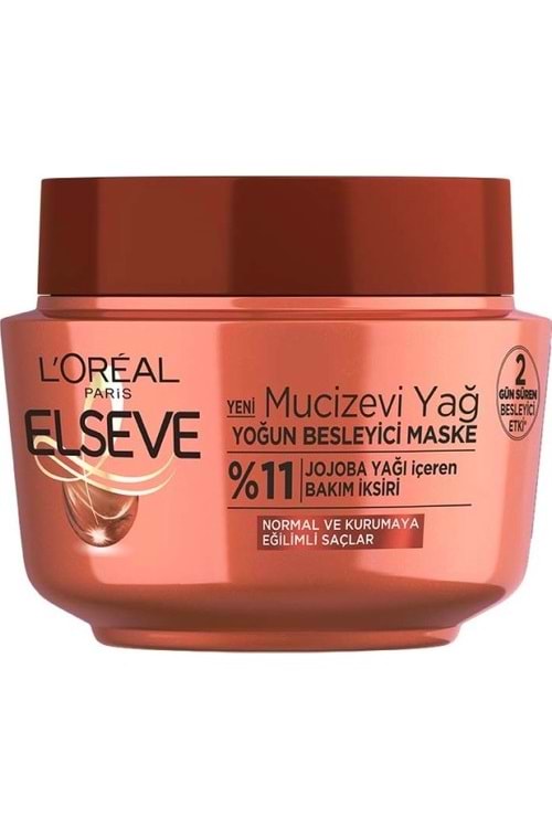 Loreal Paris Elseve 6 Mucizevi Yağ Besleyici Maske 300 ml