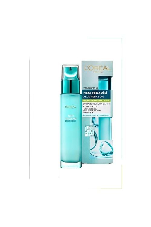 Loreal Paris Nem Terapisi Aloe Vera Suyu Normalden Kuruya Ciltler Için Su Bazlı Günlük Bakım