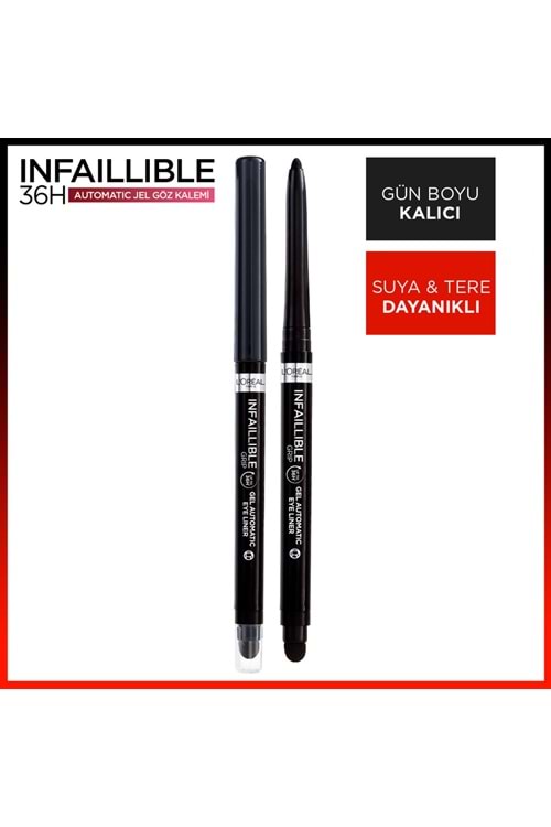 Loreal Paris Infallible Automatic Eyeliner Göz Kalemi - 260 Yoğun Siyah