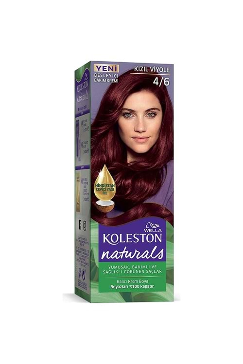 Koleston Naturals Saç Boyası 4/6 Kızıl Viyole