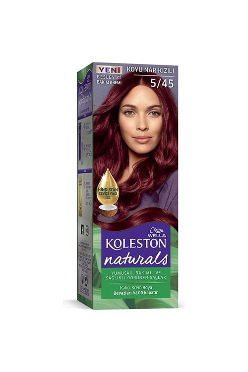 Koleston Naturals Saç Boyası 5/45 Koyu Nar Kızılı