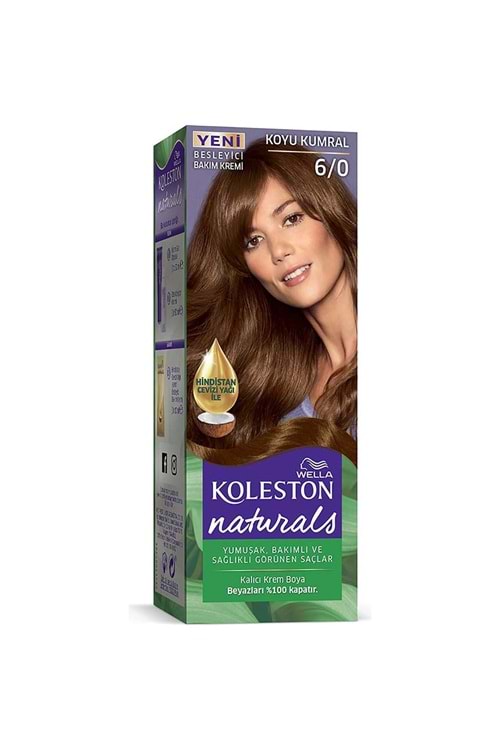 Koleston Naturals Saç Boyası 6/0 Koyu Kumral