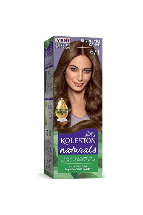 Koleston Naturals Saç Boyası 6/1 Büyüleyici Kahve