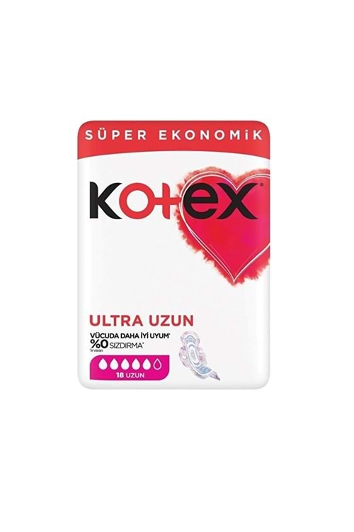 Kotex Ultra Quadro Uzun 18 Adet