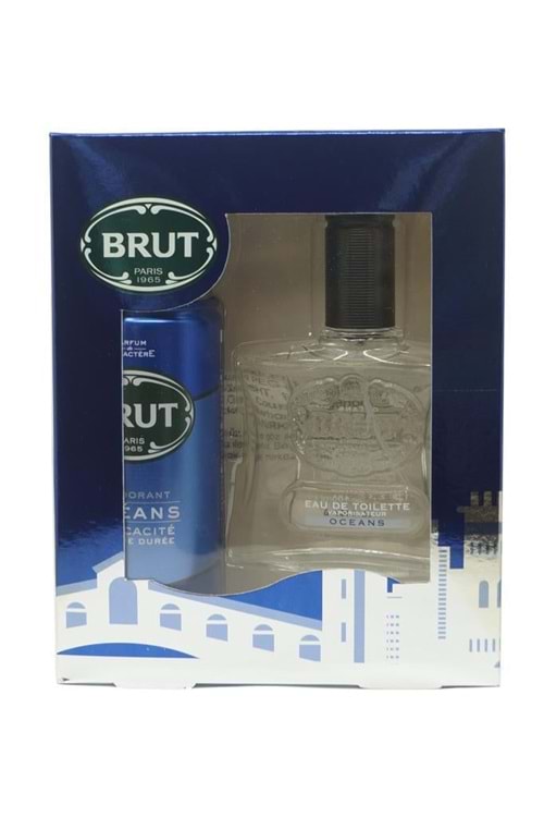 Brut Ocean 100 ml Edt + Deodorant 200 ml Erkek Seti
