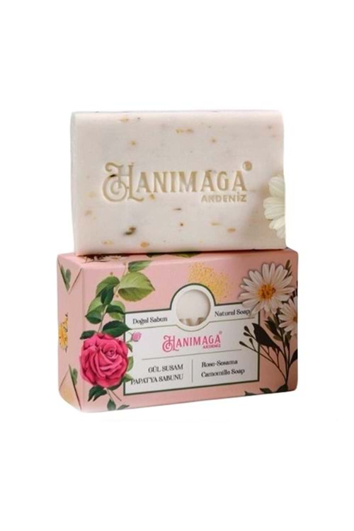 Hanımağa Doğal Gül Susam Papatya Sabunu 100g
