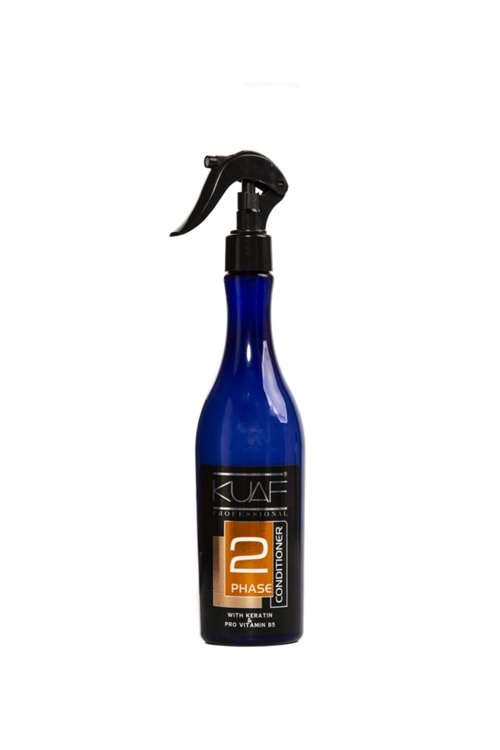 Kuaf Conditioner Çift Fazlı Fön Suyu 400 ml.-keratin Ve Pro Vitamin B5 Turuncu