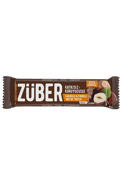 Züber Fındıklı Çikolatalı Meyve Bar 40 G