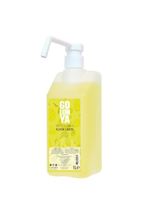 Golonya Klasik Limon Kolonyası Sprey Başlıklı 1 Lt