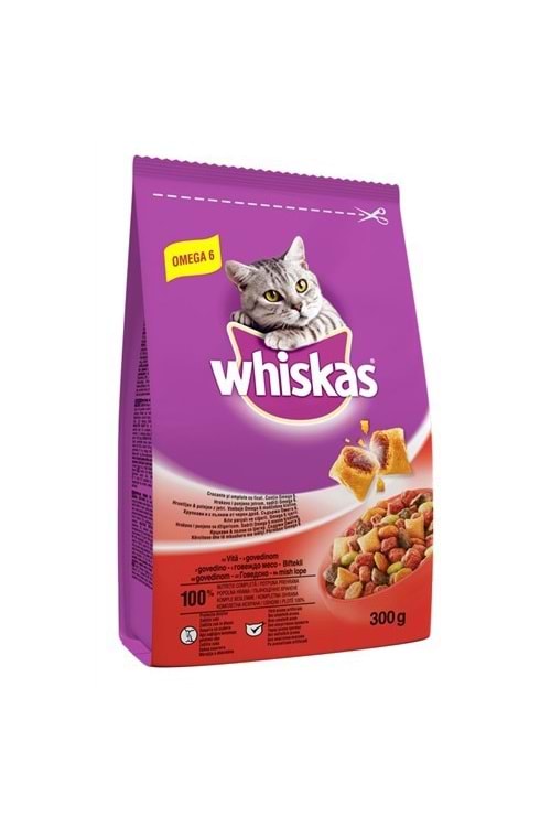 Whiskas Kuru Biftek & Havuç 300 gr