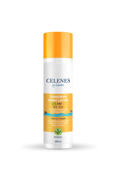 Celenes Herbal Güneş Koruyucu Losyon Spray 50 Spf Çocuk