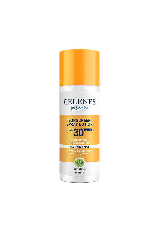Celenes Herbal Güneş Koruyucu Losyon Sprey 30SPF 150 ml