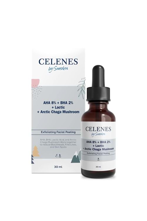 Celenes AHA + BHA + Lactin + Arctic Chaga Mushroom 30 ml