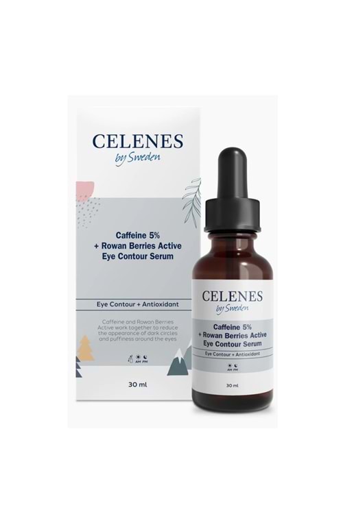 Celenes Kafein 5 + Rowan Berries Aktifli Göz Çevresi Serumu 30 ml