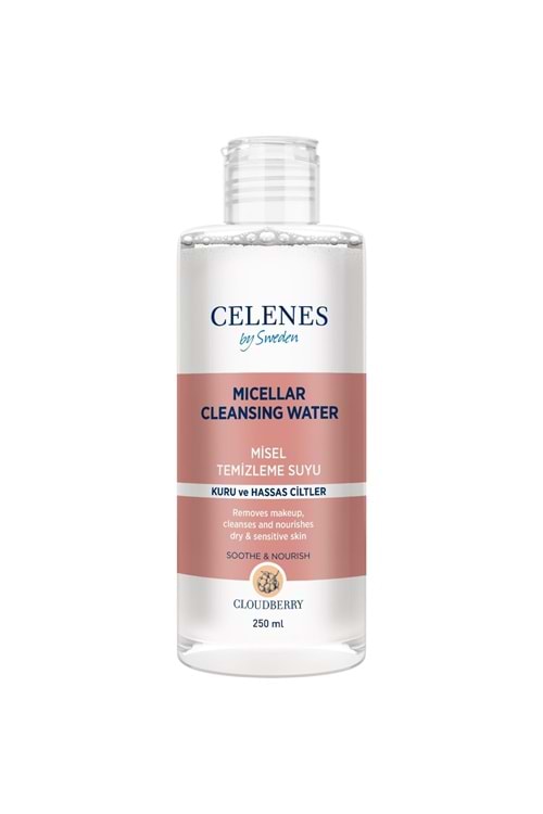 Celenes Cloudberry Misel Temızleme Suyu 250 ml Kuru - Hassas
