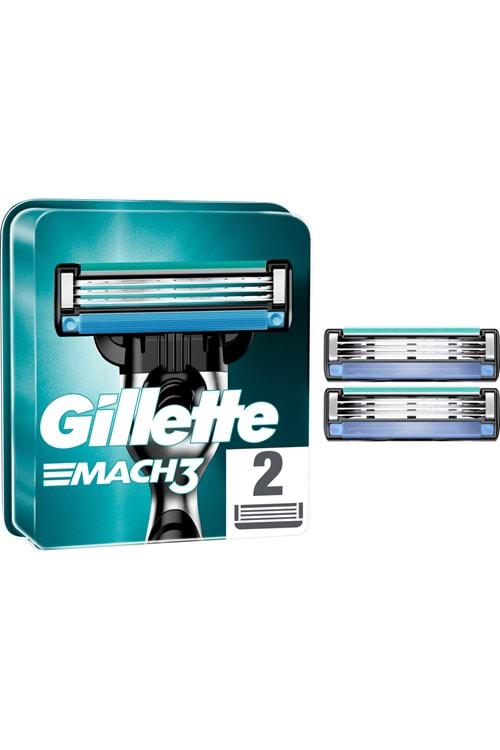 Gillette Mach3 Yedek Tıraş Bıçağı 2'li