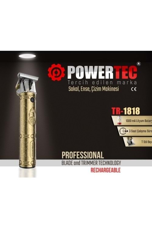 Powertec 1818 Tıraş Makinesi