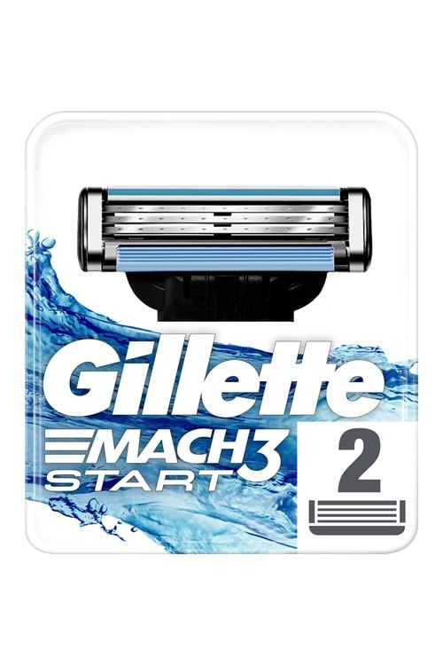 Gillette Mach3 Start Yedek Tıraş Bıçak 2'li