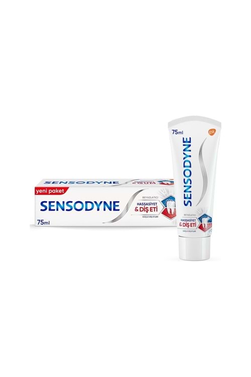 Sensodyne Beyazlatıcı Hassasiyet ve Diş Eti Diş Macun 75 ml