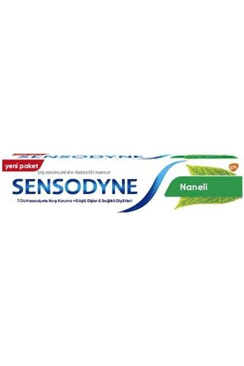 Sensodyne Naneli Diş Macunu Tüp 100 ml