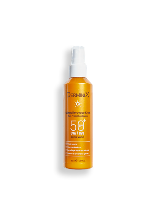 Derminix SUN CREAM SPF 50 Yüksek Koruma Yüz ve Vücut Güneş Kremi