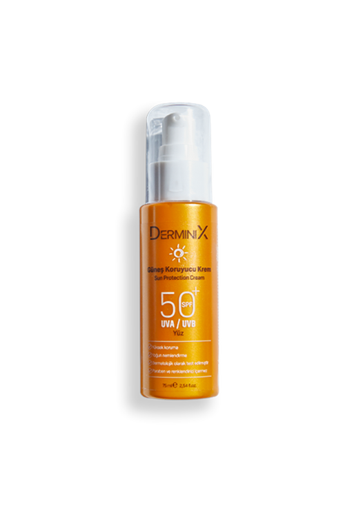 Derminix SUN CREAM SPF 50 Yüksek Koruma Yüz Güneş Kremi