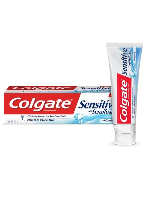 Colgate Sensitive Sensifoam Beyazlatıcı Diş Macunu 75 ml