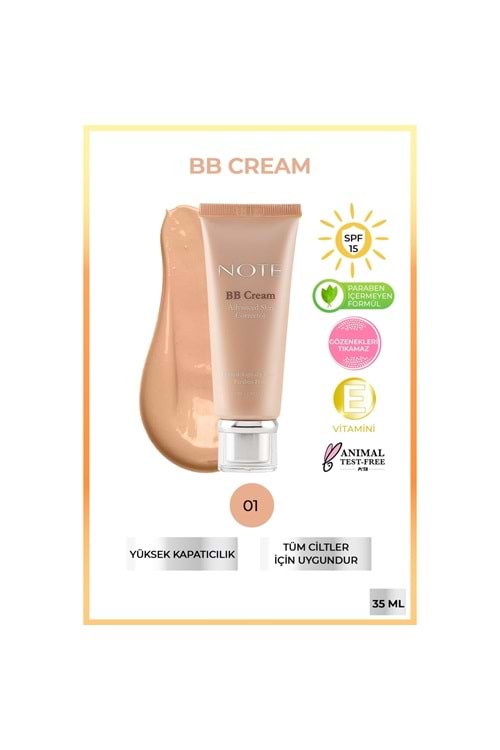 Note BB Krem Doğal Kapatıcılık 01