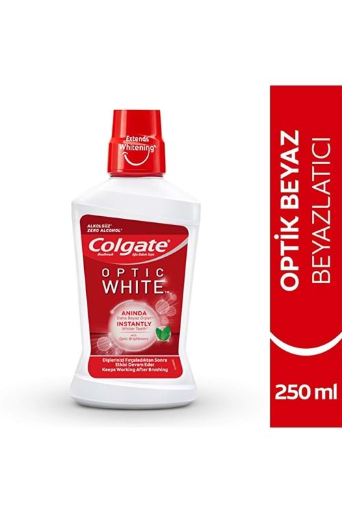 Colgate Ağız Bakım Suyu Optik Beyaz 250 ml