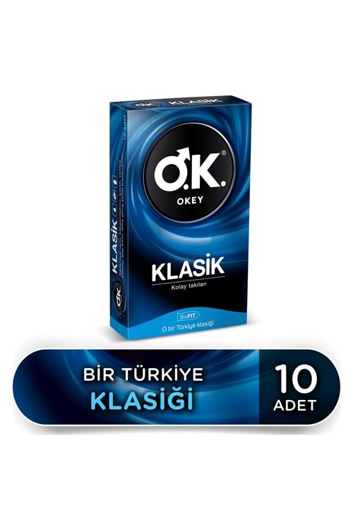 Okey Klasik Prezervatif 10'lu
