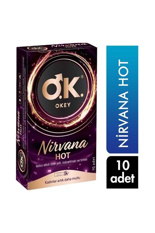 Okey Prezervatif 10'lu Nirvana Hot