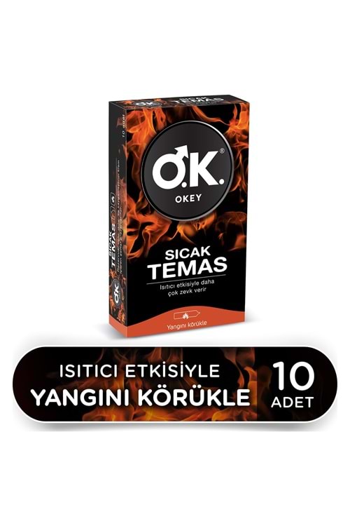 Okey Sıcak Temas Prezervatif 10'lu