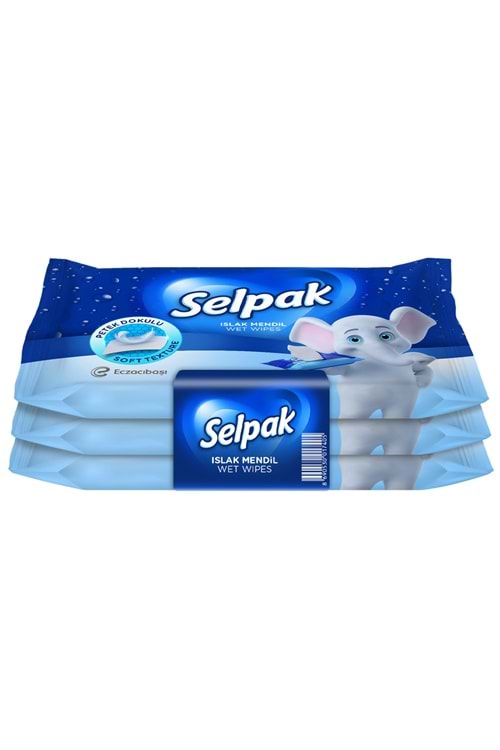 Selpak Islak Cep Mendil Antibakteriyel 3x10 lu