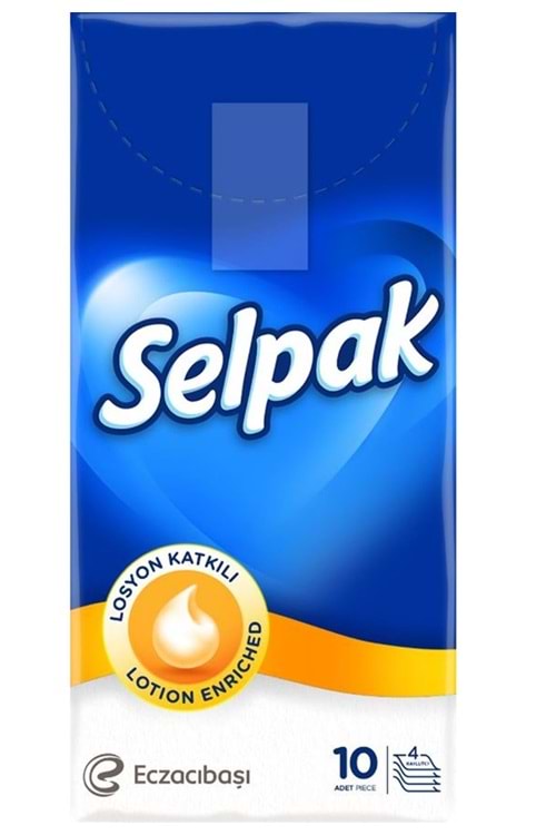 Selpak Cep Mendil Losyonlu 10 Yaprak