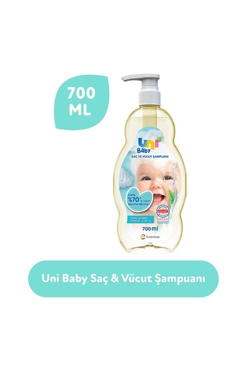 Uni Baby Göz Yakmayan Bebek Şampuanı 700 ml