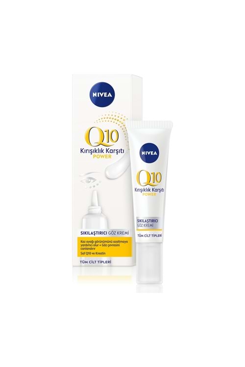 Nivea Q10 Power Kırışık Karşıtı Göz Kremi, 15 ml