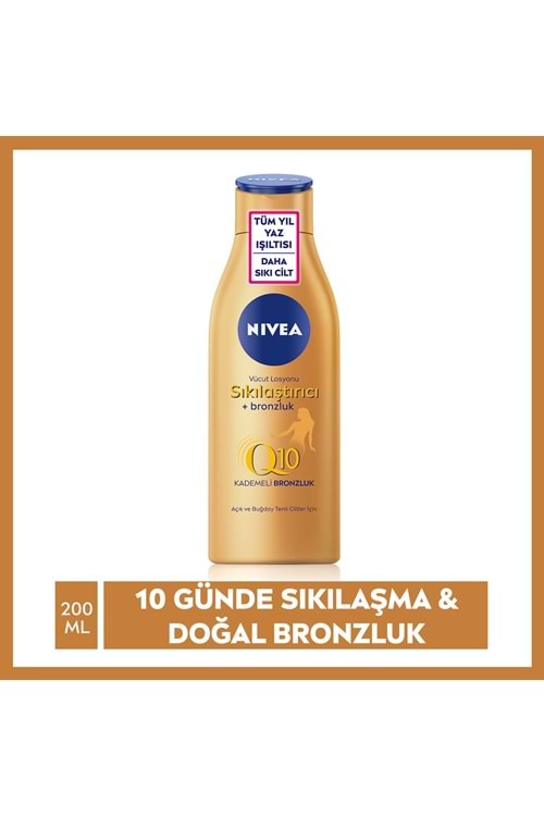 Nivea Q10 Sıkılaştırıcı ve Bronzluk Vücut Losyonu 200ml