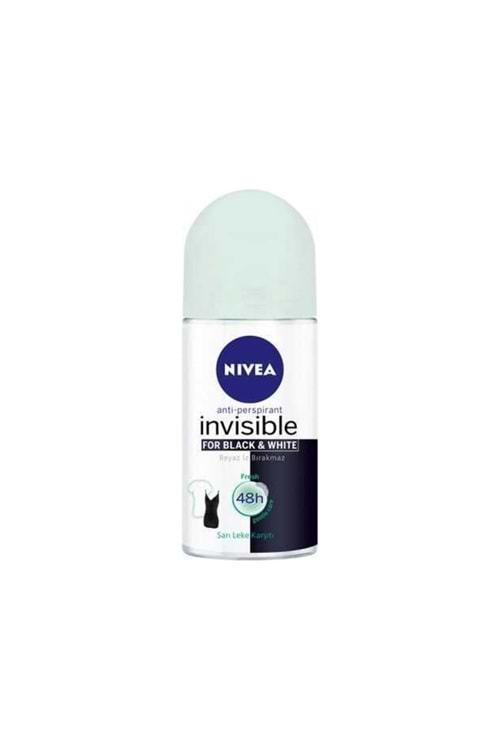 Nivea Black ve White Invisible Fresh 50 ml Roll On