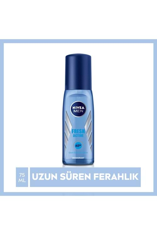 Nivea Men Erkek Pump Sprey Deodorant Fresh Active