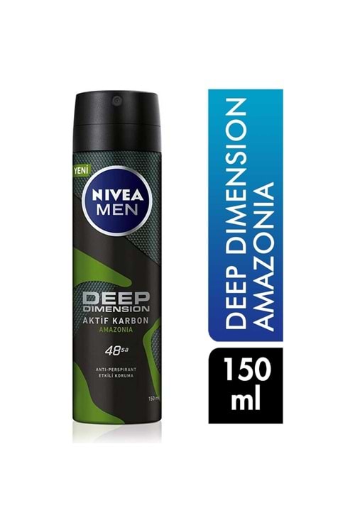 Nivea Deodorant 150 ml Erkek Deep Dimension Amazonia