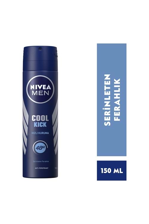 Nivea Men Erkek Sprey Deodorant Cool Kick 150ml