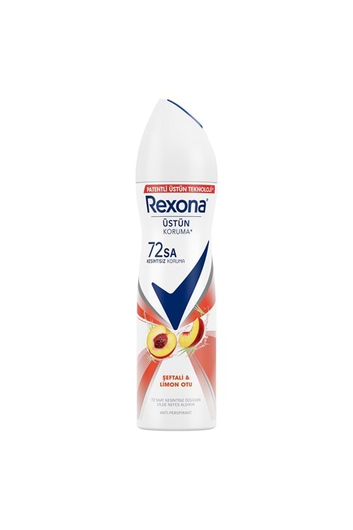 Rexona Kadın Sprey Deodorant Şeftali & Limon Otu 150 ml