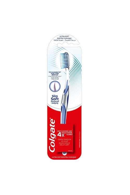 Colgate Diş Fırçası Mikro İnce Advance SLİM SOFT 4X DERİN TEMİZLİK