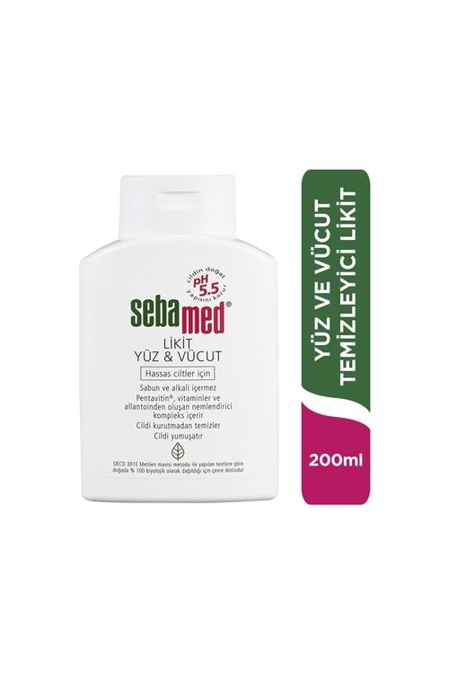 Sebamed Likit Yüz & Vücut Temizleyici 200 ml