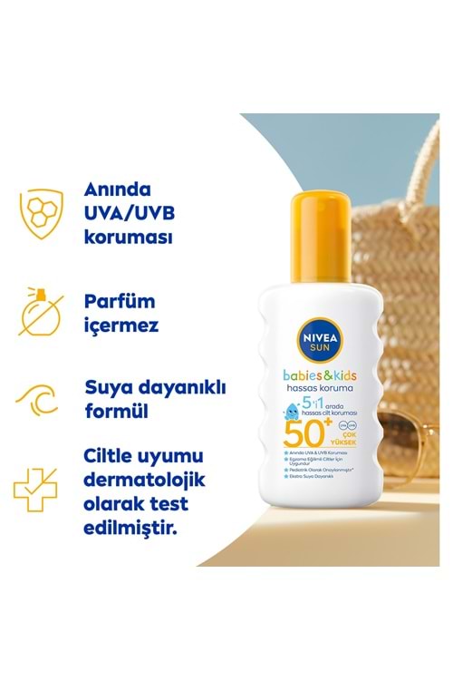 Nivea Çocuklar İçin Güneş Koruyucu Sprey 200 ml