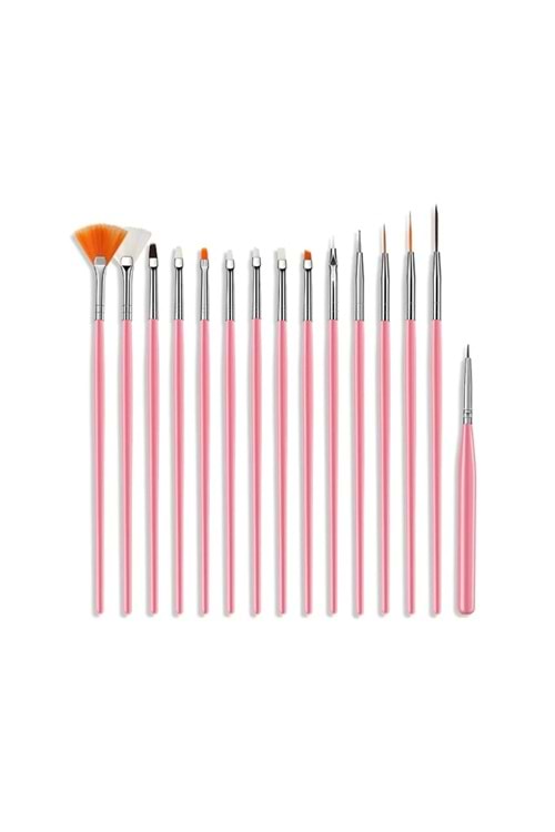 Nascita Pembe Tırnak Fırça Seti 15 li
