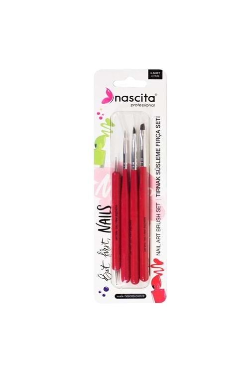 Nascita Nail Art Tırnak Süsleme Fırça Seti - 07