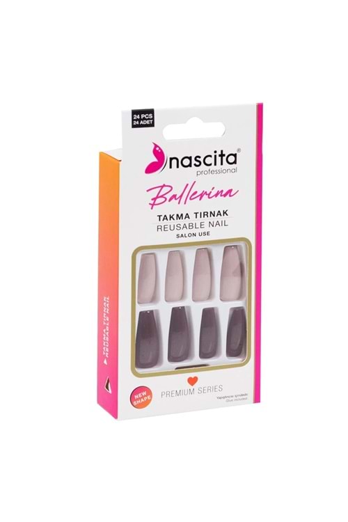 Nascita 24'lü Ballerina Renkli Takma Tırnak - 155