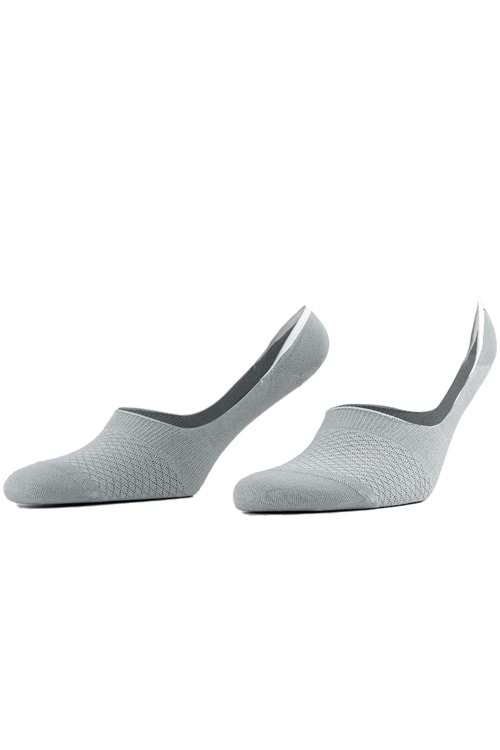 Aytuğ Kadın Düz Renk Yazı Desenli Babet Çorap Modal