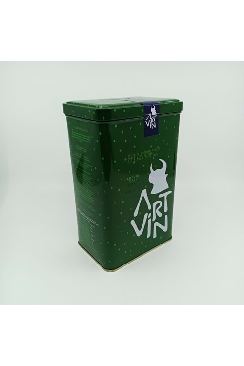 A Kalite Artvin Çayı 400 Gr. Yeşil Metal Kutu